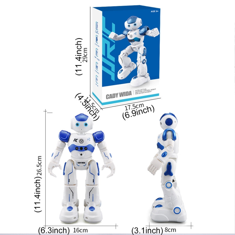 JJR/C R2 CADY WIDA RC Robot Gesture Sensor Dancing Intelligent Program Toy Gift for Children Kids Entertainment with Remote Control(Blue) - RC Robots by JJR/C | Online Shopping South Africa | PMC Jewellery | Buy Now Pay Later Mobicred