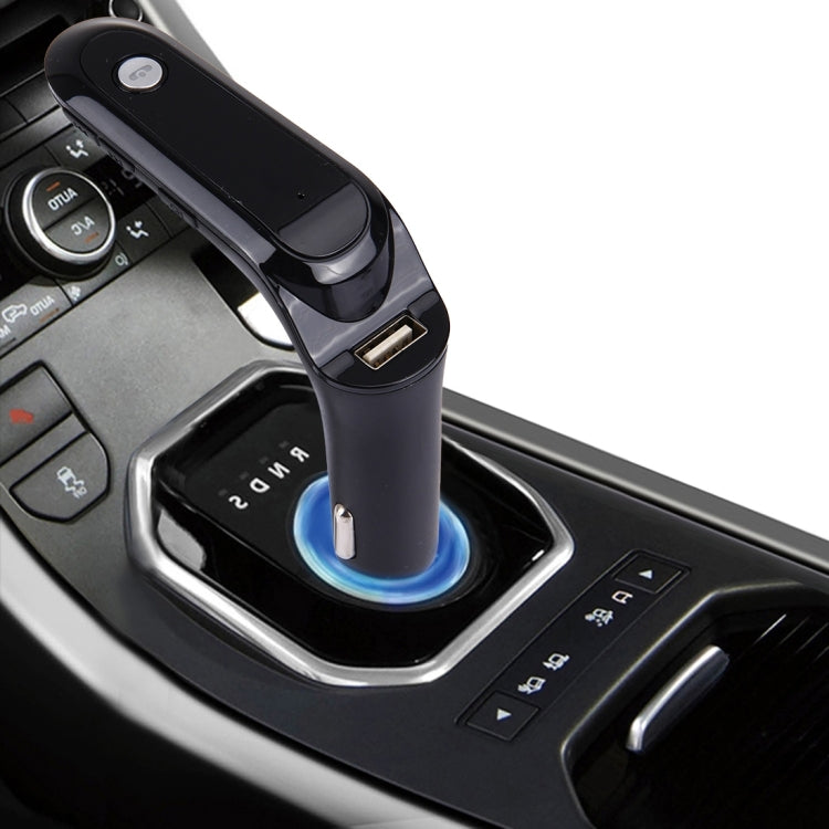 CARS7 Bluetooth Car Charger with Digital Display for Mobile Phone(Black) - Car Charger by PMC TechLife | Online Shopping South Africa | PMC TechLife