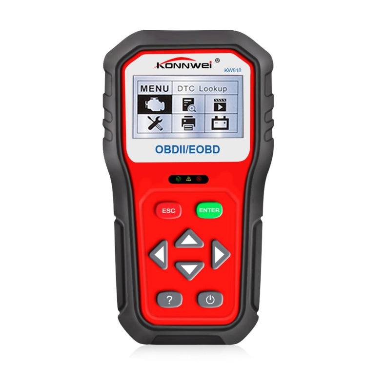 KONNWEI KW818 EOBD / OBDII Car Auto Diagnostic Scan Tools CAN Code Reader Scanner (Only for 12V Gasoline Car) - Code Readers & Scan Tools by KONNWEI | Online Shopping South Africa | PMC TechLife | Buy Now Pay Later Mobicred