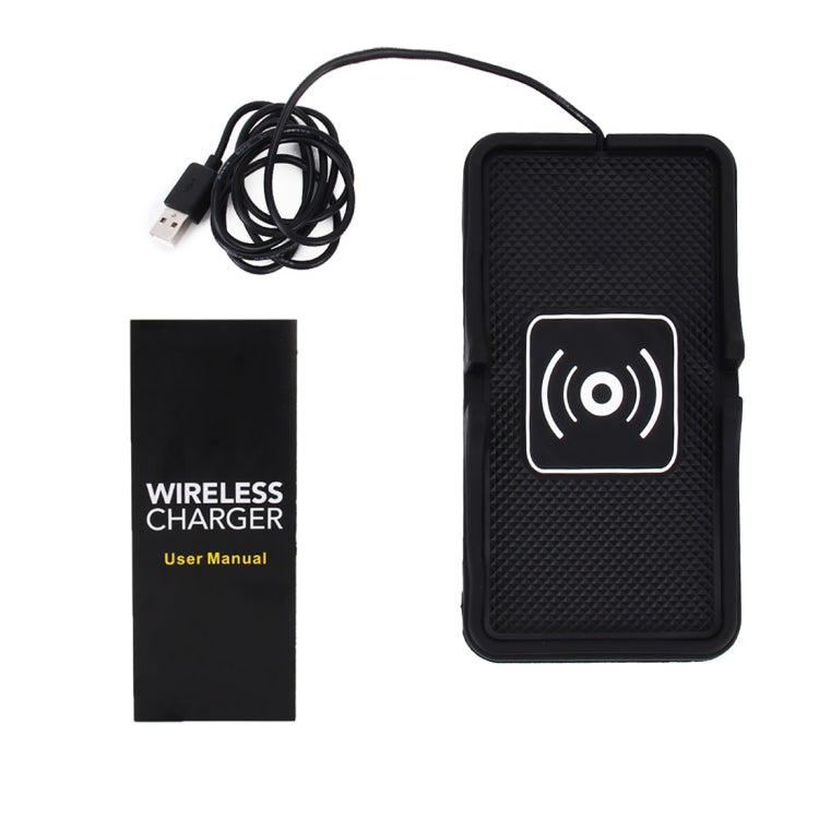 Home Car DC 5V/2A 5W Fast Charging Qi Standard Wireless Charger Pad, For iPhone, Galaxy, Huawei, Xiaomi, LG, HTC and Other QI Standard Smart Phones - Wireless Charging Pads by PMC Jewellery | Online Shopping South Africa | PMC Jewellery