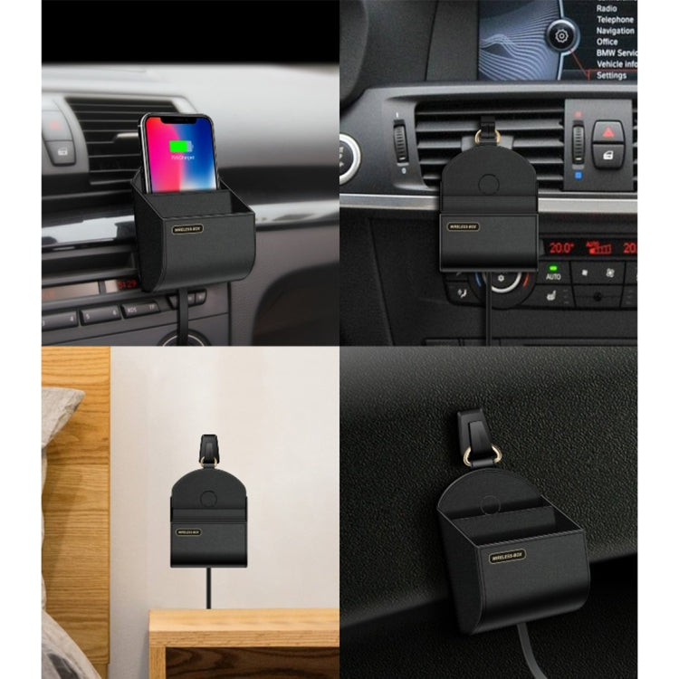 Multi-function Car Air Outlet Wireless Charger Storage Box - Stowing Tidying by PMC Jewellery | Online Shopping South Africa | PMC Jewellery