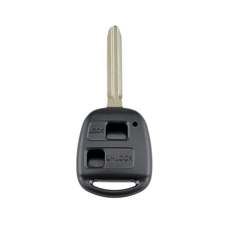 For TOYOTA Car Keys Replacement 2 Buttons Car Key Case with Key Blade - Car Key Cases by PMC TechLife | Online Shopping South Africa | PMC TechLife