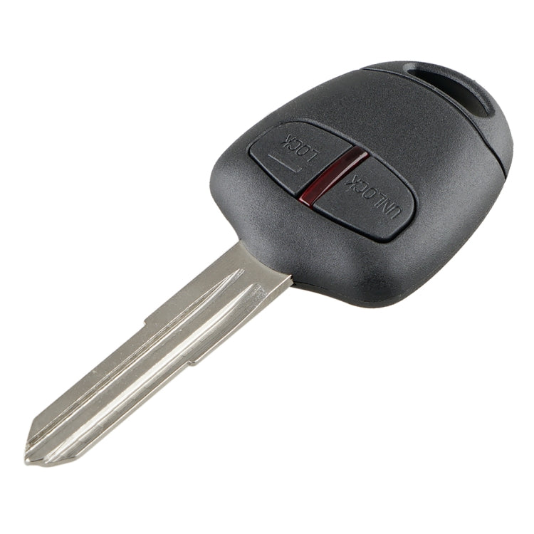 For MITSUBISHI 2 Buttons Intelligent Remote Control Car Key with 46 Chip & Battery & Left Slot, Frequency: 433MHz - Remote Car Key by PMC TechLife | Online Shopping South Africa | PMC TechLife