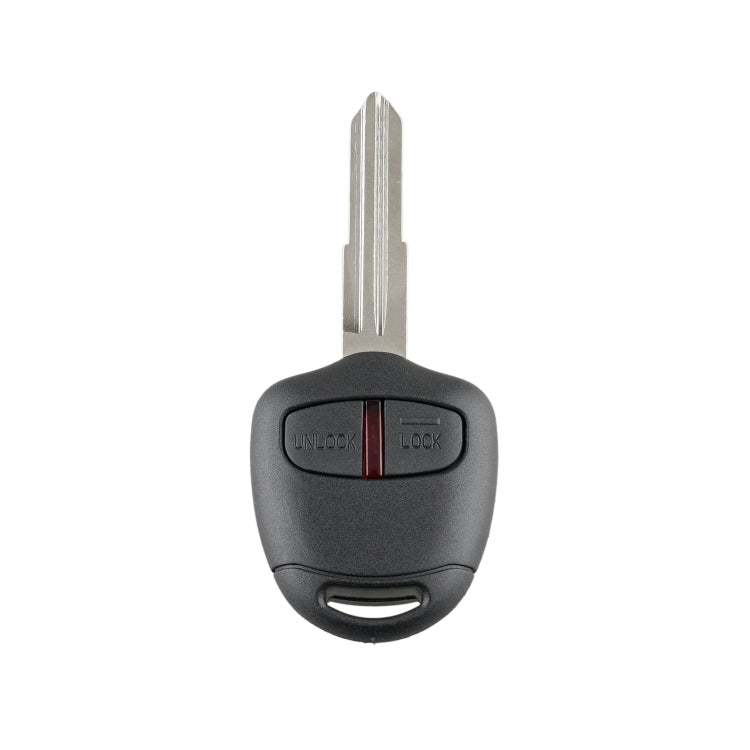 For MITSUBISHI 2 Buttons Intelligent Remote Control Car Key with 46 Chip & Battery & Left Slot, Frequency: 433MHz - Remote Car Key by PMC TechLife | Online Shopping South Africa | PMC TechLife