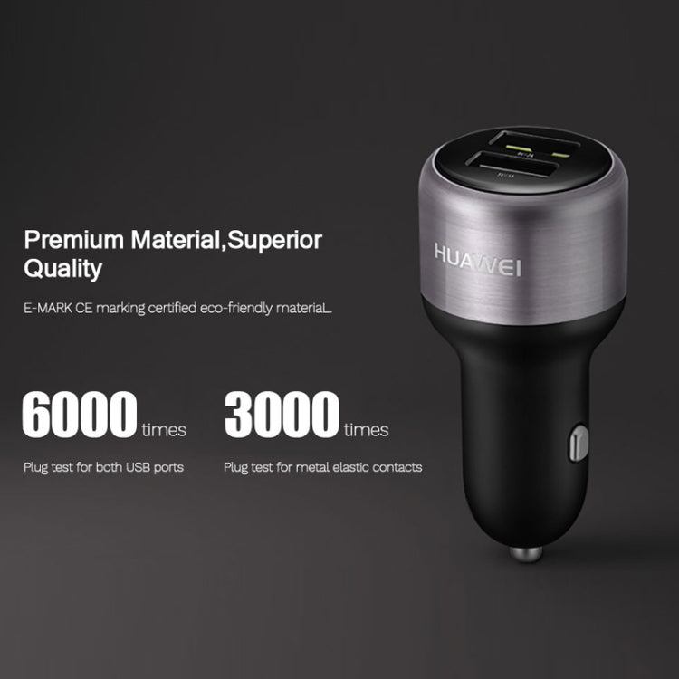 Original Huawei CP31 18W Max Dual USB Port Fast Charging Car Charger (Grey) - Car Charger by Huawei | Online Shopping South Africa | PMC Jewellery