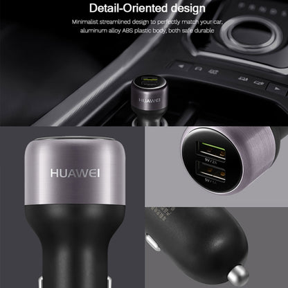 Original Huawei CP31 18W Max Dual USB Port Fast Charging Car Charger (Grey) - Car Charger by Huawei | Online Shopping South Africa | PMC Jewellery