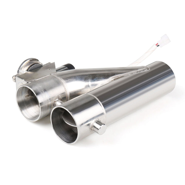 CNSPEED Y Shape 2 In 1 Car Remote Control Electric Exhaust Valve Pipe, Size: 2.25 inch - Exhaust Pipes by PMC TechLife | Online Shopping South Africa | PMC TechLife