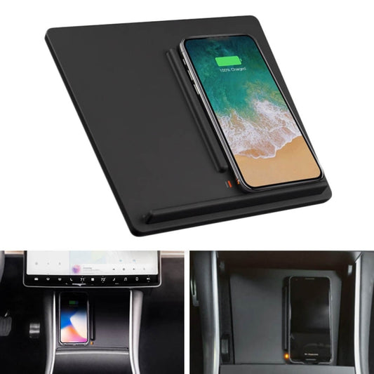 Portable Car QC 3.0 Wireless Fast Charger for Tesla Model 3 before 2021 - Wireless Charging Pads by PMC Jewellery | Online Shopping South Africa | PMC Jewellery