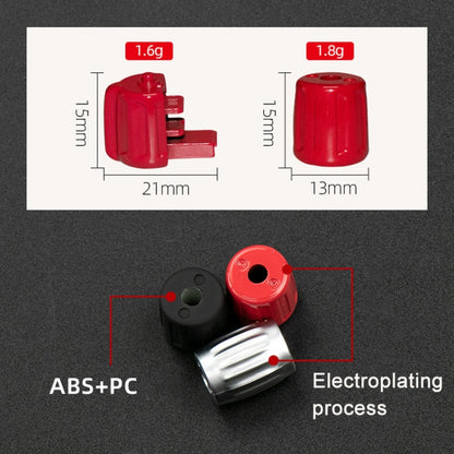 2 PCS Car Multi-functional Steering Wheel Rubber Button for BMW F10 / F07 / F02, Left and Right Drive Universal (Red) - Steering Wheel Accessories by PMC Jewellery | Online Shopping South Africa | PMC Jewellery