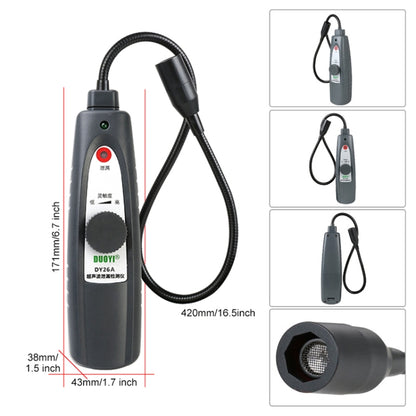 DUOYI DY26A Car Ultrasonic Leak Location Determine Meter - Electronic Test by DUOYI | Online Shopping South Africa | PMC Jewellery