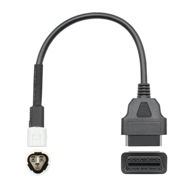 OBD to 3Pin Motorcycle Adapter Cable for Yamaha - Code Readers & Scan Tools by PMC Jewellery | Online Shopping South Africa | PMC Jewellery