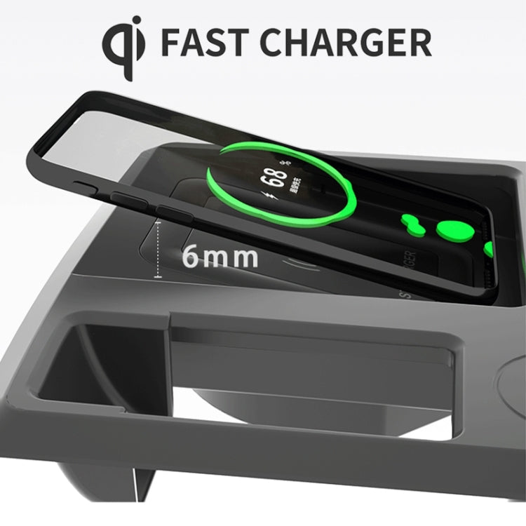 HFC-1054 Car Qi Standard Wireless Charger 15W / 10W Quick Charging for Audi Q3 2019-2022, Left Driving - Wireless Charging Pads by PMC Jewellery | Online Shopping South Africa | PMC Jewellery