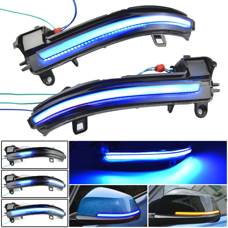 1 Pair For BMW 3 Series F20 Car Dynamic LED Turn Signal Light Rearview Mirror Flasher Water Blinker - Arrow Turn Lights by PMC TechLife | Online Shopping South Africa | PMC TechLife