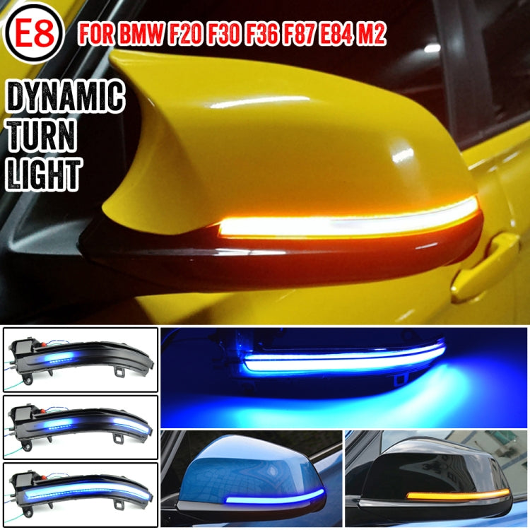 1 Pair For BMW 3 Series F20 Car Dynamic LED Turn Signal Light Rearview Mirror Flasher Water Blinker - Arrow Turn Lights by PMC TechLife | Online Shopping South Africa | PMC TechLife