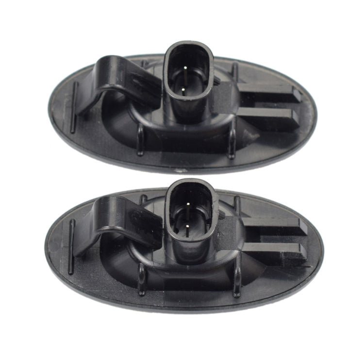 2pcs For Mazda 2 DY 2003-2007 Car Dynamic LED Fender Side Light (Transparent Black) - Arrow Turn Lights by PMC TechLife | Online Shopping South Africa | PMC TechLife