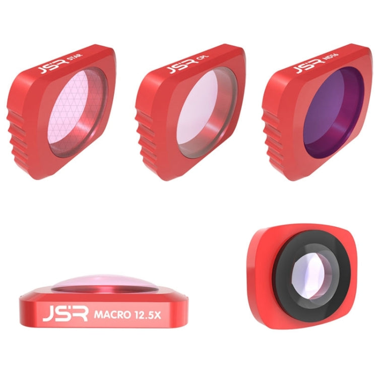 JSR 5 in 1 CR Super Wide Angle Lens 12.5X Macro Lens + CPL Lens + Star + ND16 Lens Filter Set for DJI OSMO Pocket - Lens Accessories by JSR | Online Shopping South Africa | PMC Jewellery | Buy Now Pay Later Mobicred