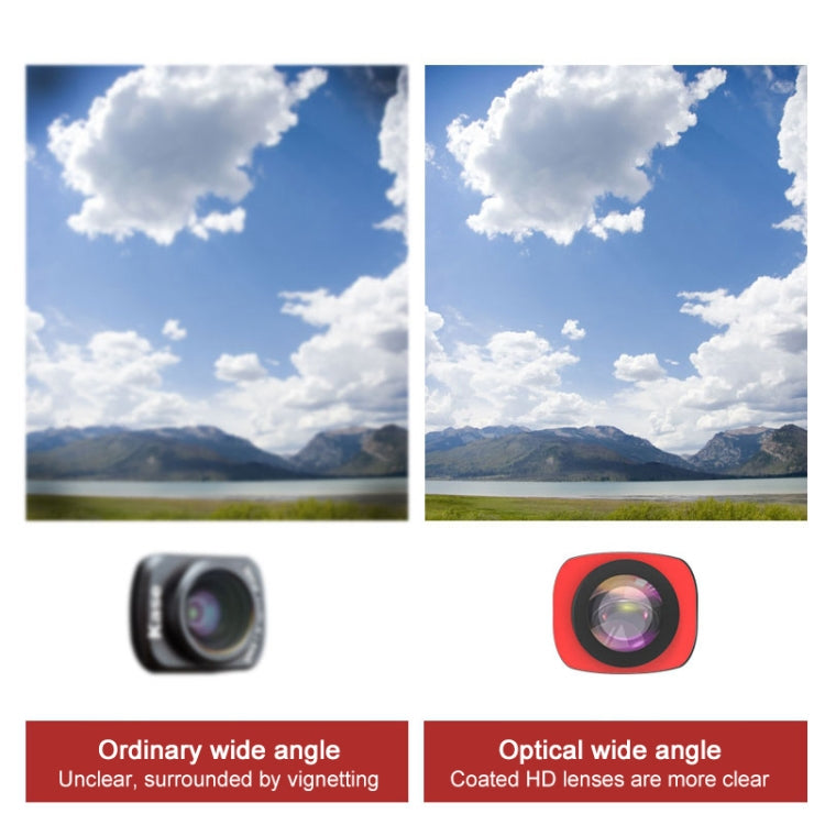 JSR 5 in 1 CR Super Wide Angle Lens 12.5X Macro Lens + CPL Lens + Star + ND16 Lens Filter Set for DJI OSMO Pocket - Lens Accessories by JSR | Online Shopping South Africa | PMC Jewellery | Buy Now Pay Later Mobicred