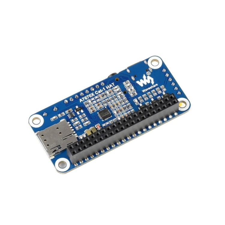 Waveshare Multi Band 2G GSM / GPRS LBS A7670E LTE Cat-1 HAT for Raspberry Pi, for Europe, Southeast Asia, West Asia, Africa, China, South Kor - Modules Expansions Accessories by WAVESHARE | Online Shopping South Africa | PMC Jewellery | Buy Now Pay Later Mobicred