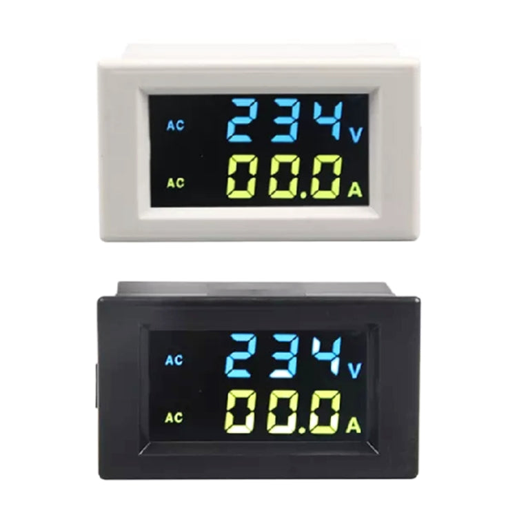 D85-2042A 110V 220V 380V 100A Digital AC Voltmeter Ammeter Current Amps Volt Meter LCD Panel Monitor (Black) - Current & Voltage Tester by PMC TechLife | Online Shopping South Africa | PMC TechLife