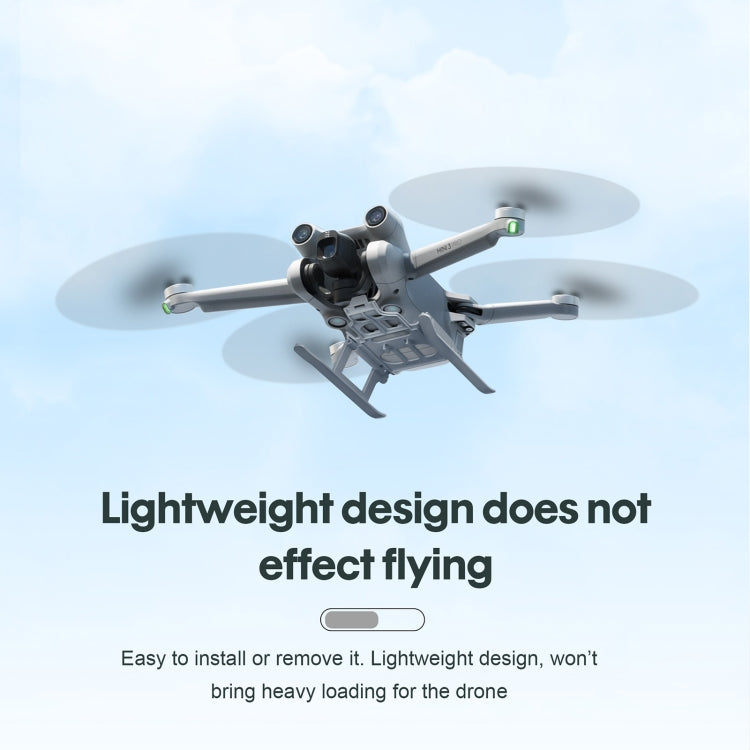 STARTRC Folding Anti-fall Anti-dirt Heightened Landing Gear Training Rack for DJI Mini 3 Pro (Grey) - Other by STARTRC | Online Shopping South Africa | PMC TechLife | Buy Now Pay Later Mobicred