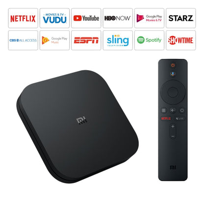 [HK Warehouse] Xiaomi TV Box S 2nd Gen 4K HDR Google TV with Google Assistant Remote Streaming Media Player, Cortex-A55 Quad-core 64bit, 2GB+8GB, Google TV, EU Version(Black) - Others by Xiaomi | Online Shopping South Africa | PMC Jewellery