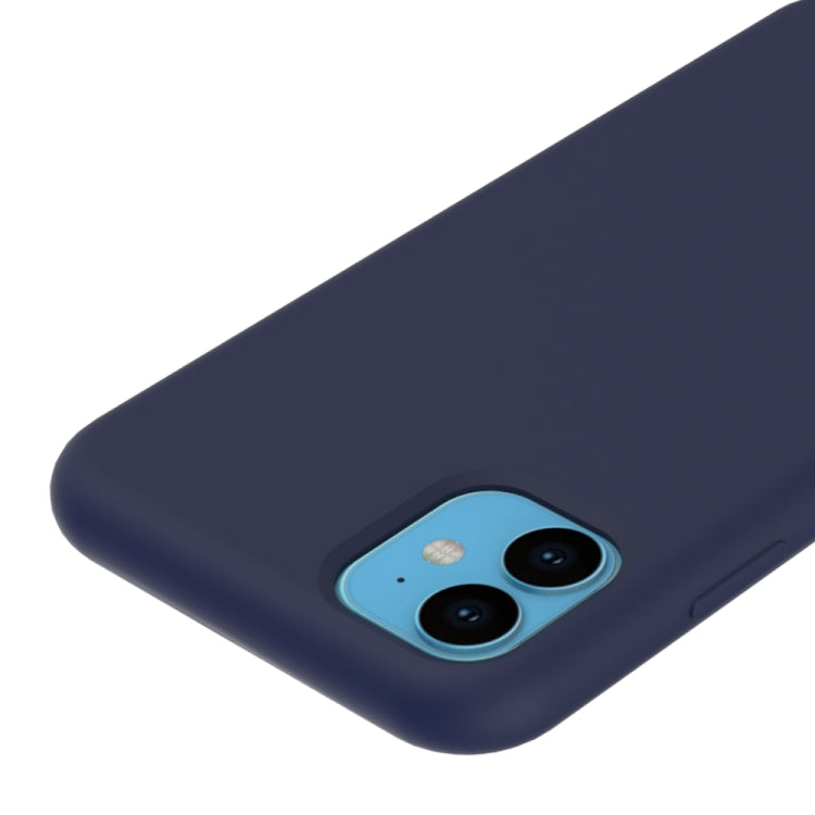 For iPhone 11 Solid Color Liquid Silicone Shockproof Case (Red) - iPhone 11 Cases by PMC TechLife | Online Shopping South Africa | PMC TechLife