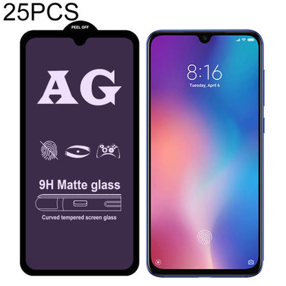 25 PCS AG Matte Anti Blue Light Full Cover Tempered Glass For Xiaomi Mi 9 Explorer -  by PMC Jewellery | Online Shopping South Africa | PMC Jewellery