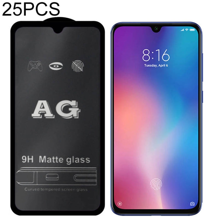 25 PCS AG Matte Frosted Full Cover Tempered Glass For Xiaomi Redmi 6 Pro / MI A2 lite -  by PMC Jewellery | Online Shopping South Africa | PMC Jewellery