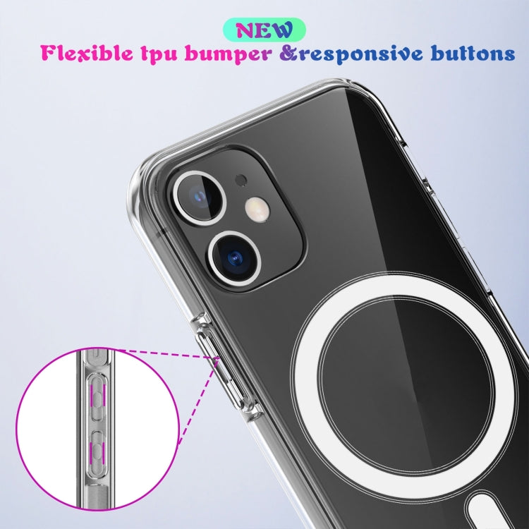 For iPhone X / XS Magsafe Case Simple Magnetic Ring All-inclusive Clear Crystal Acrylic PC +TPU Shockproof Case(Transparent) - More iPhone Cases by PMC Jewellery | Online Shopping South Africa | PMC Jewellery