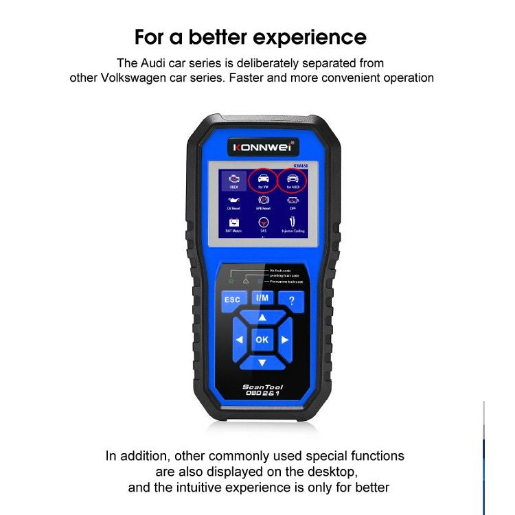 KONNWEI KW450 Car 2.8 inch TFT Color Screen Battery Tester Support 2 Languages / System  XP WIN7 WIN8 WIN10 - free shipping - PMC TechLife - Order now!