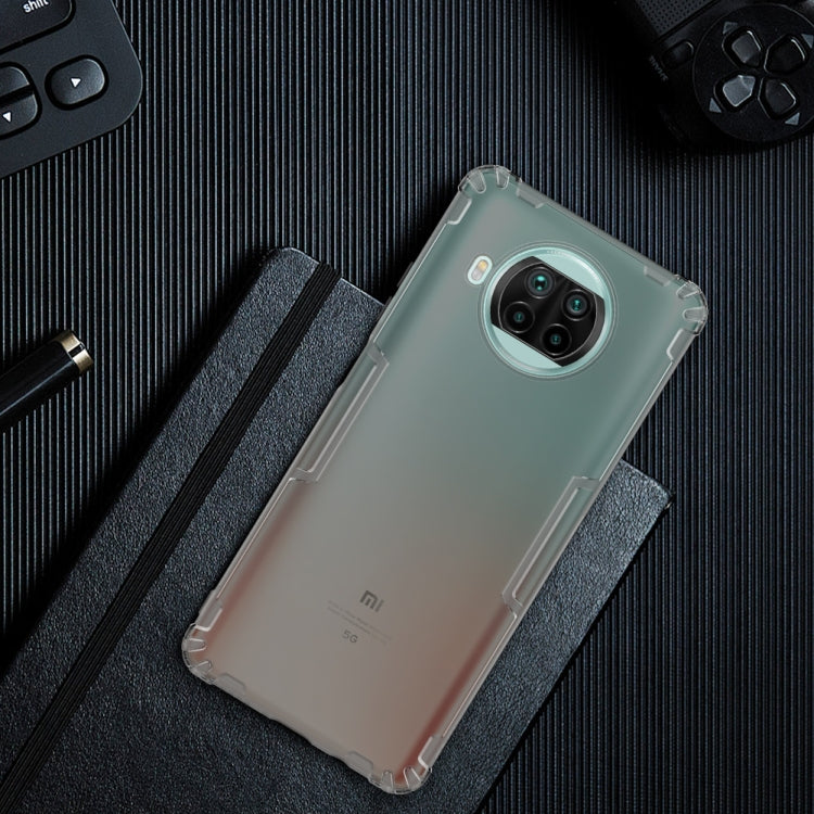 For Xiaomi Mi 10T Lite 5G / Redmi Note 9 Pro 5G NILLKIN Nature TPU Transparent Soft Protective Case(Grey) - Xiaomi Cases by NILLKIN | Online Shopping South Africa | PMC Jewellery