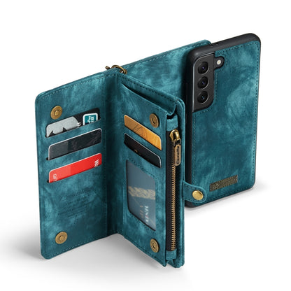 For SamsuFor Samsung Galaxy S21+ 5G CaseMe-008 Detachable Multifunctional Flip Leather Phone Case(Green) - Galaxy S21+ 5G Cases by CaseMe | Online Shopping South Africa | PMC Jewellery | Buy Now Pay Later Mobicred