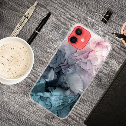 For iPhone 11 Marble Pattern Shockproof  TPU Protective Case (Abstract Light Pink) - iPhone 11 Cases by PMC Jewellery | Online Shopping South Africa | PMC Jewellery