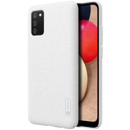 For Samsung Galaxy A02s / M02s NILLKIN Frosted Concave-convex Texture PC Protective Case(White) - Galaxy Phone Cases by NILLKIN | Online Shopping South Africa | PMC Jewellery