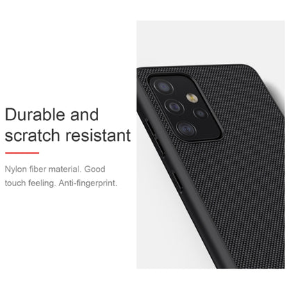 For Samsung Galaxy A52 5G NILLKIN 3D Textured Nylon Fiber TPU Case(Black) - Galaxy Phone Cases by NILLKIN | Online Shopping South Africa | PMC Jewellery