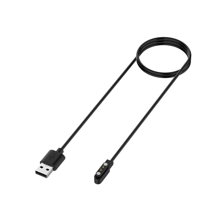For Willful IP68 / SW021 / ID205U / ID205S USB Magnetic Charging Cable, Length: 1m(Black) - Charger by PMC TechLife | Online Shopping South Africa | PMC TechLife | Buy Now Pay Later Mobicred