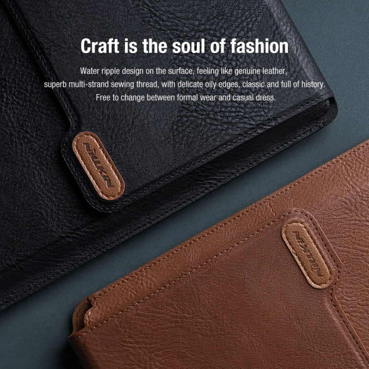 NILLKIN Water Wave Texture Versatile Laptop Sleeve For 14.0 inch and Below(Brown) - free shipping - PMC TechLife - Order now!