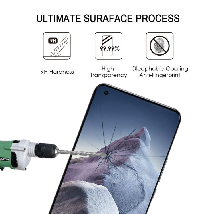 For Xiaomi Mi 11 Ultra Edge Glue 25 PCS 9H HD 3D Curved Edge Tempered Glass Film(Black) - Mi 11 Ultra Tempered Glass by PMC Jewellery | Online Shopping South Africa | PMC Jewellery