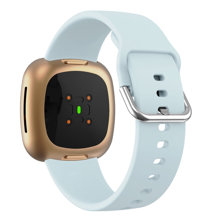 For Fitbit Versa 3 Silicone Watch Band(Light Blue) - Watch Bands by PMC TechLife | Online Shopping South Africa | PMC TechLife | Buy Now Pay Later Mobicred