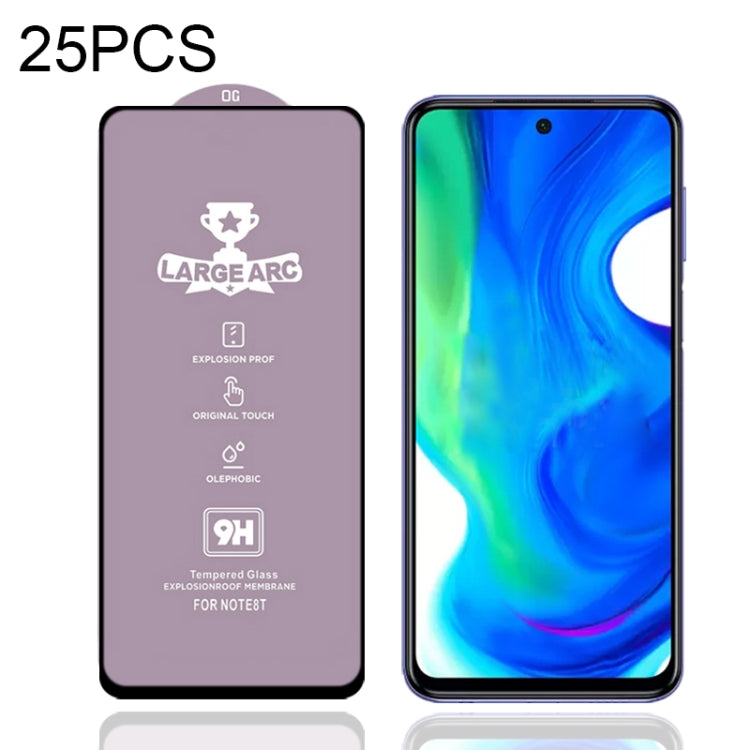 For Xiaomi Poco M2 Pro 25 PCS 9H HD Large Arc High Alumina Full Screen Tempered Glass Film -  by PMC Jewellery | Online Shopping South Africa | PMC Jewellery