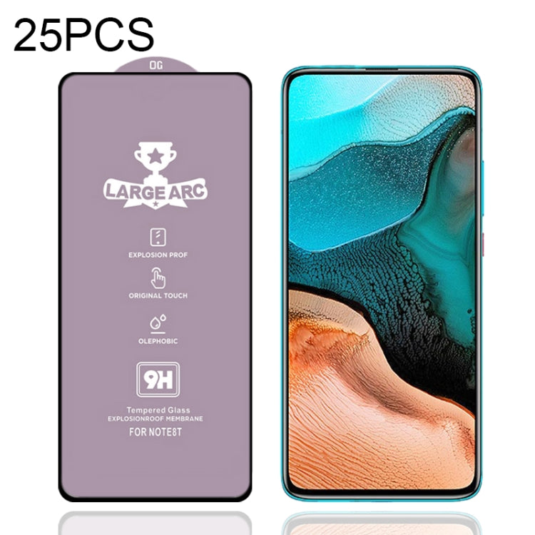 For Xiaomi Redmi K30 Pro 25 PCS 9H HD Large Arc High Alumina Full Screen Tempered Glass Film -  by PMC Jewellery | Online Shopping South Africa | PMC Jewellery