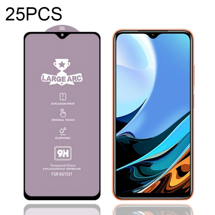 For Xiaomi Redmi 9 Power 25 PCS 9H HD Large Arc High Alumina Full Screen Tempered Glass Film -  by PMC Jewellery | Online Shopping South Africa | PMC Jewellery