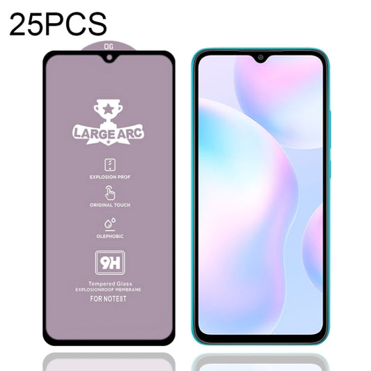 For Xiaomi Redmi 9AT 25 PCS 9H HD Large Arc High Alumina Full Screen Tempered Glass Film -  by PMC Jewellery | Online Shopping South Africa | PMC Jewellery