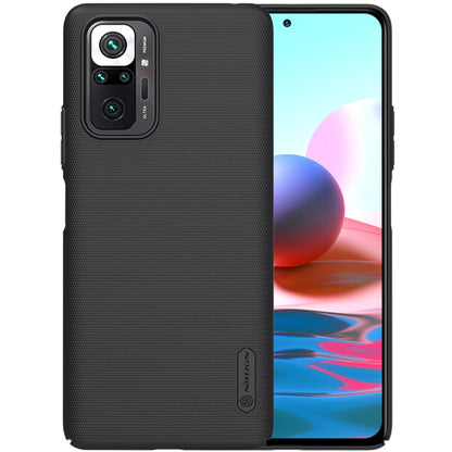 For Xiaomi Redmi Note 10 Pro / 10 Pro Max NILLKIN Frosted Concave-convex Texture PC Protective Case(Black) - Xiaomi Cases by NILLKIN | Online Shopping South Africa | PMC Jewellery