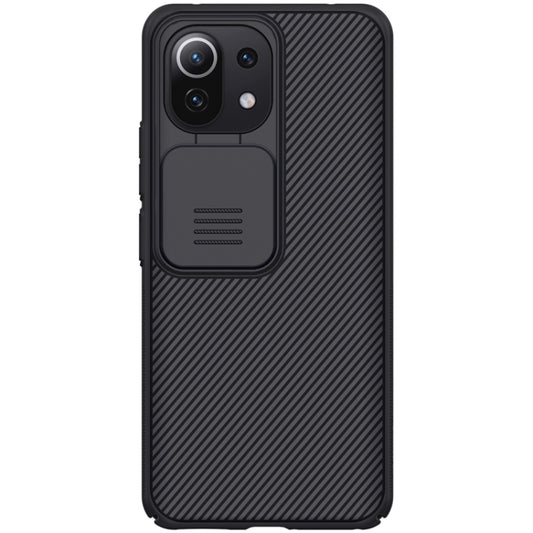 For Xiaomi Mi 11 Lite 4G / 5G NILLKIN Black Mirror Series PC Camshield Full Coverage Dust-proof Scratch Resistant Case(Black) - Mi 11 Lite 5G Cases by NILLKIN | Online Shopping South Africa | PMC Jewellery