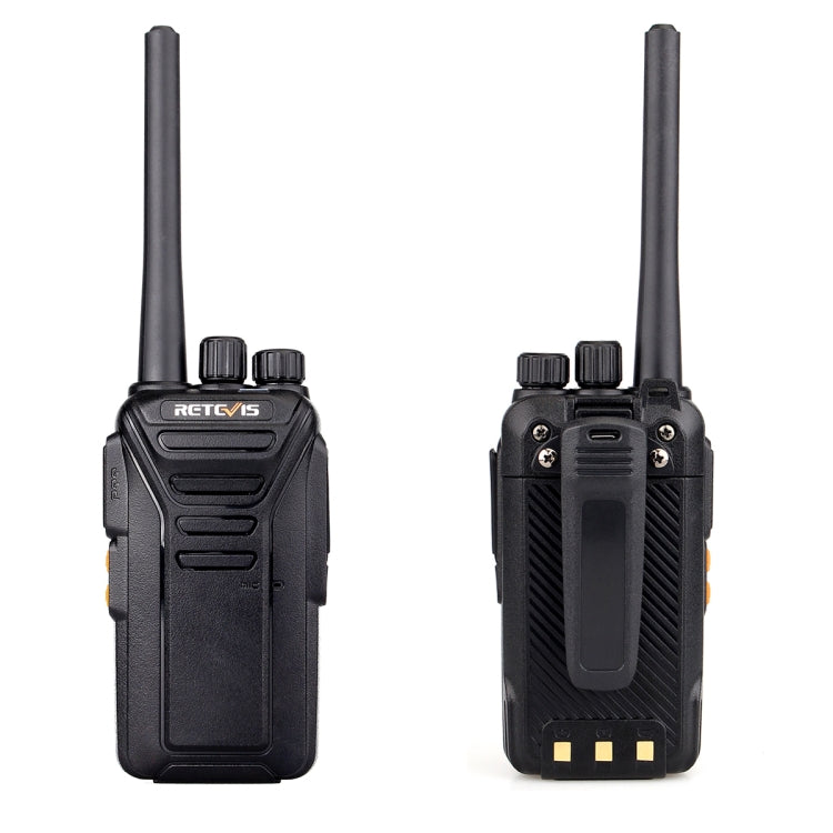 RETEVIS RT27 2W US Frequency 462.5500MHz-467.7125MHz 22CHS FRS Two Way Radio Handheld Walkie Talkie, US Plug(Black) - Handheld Walkie Talkie by RETEVIS | Online Shopping South Africa | PMC Jewellery