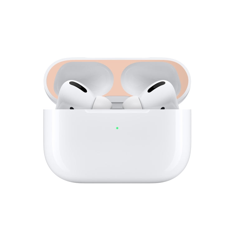 For Apple AirPods Pro Wireless Earphone Protective Case Metal Protective Sticker(Blue) - Protective Sticker by PMC TechLife | Online Shopping South Africa | PMC TechLife