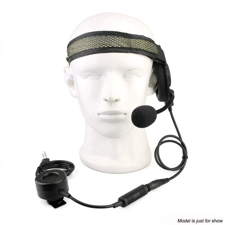RETEVIS EH060K 2 Pin PPT Waterproof Tactical Military Headphone Microphone - free shipping - PMC TechLife - Order now!