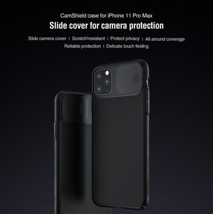 For iPhone 11 Pro Max NILLKIN CamShield Protective Case(Black) - iPhone 11 Pro Max Cases by NILLKIN | Online Shopping South Africa | PMC Jewellery