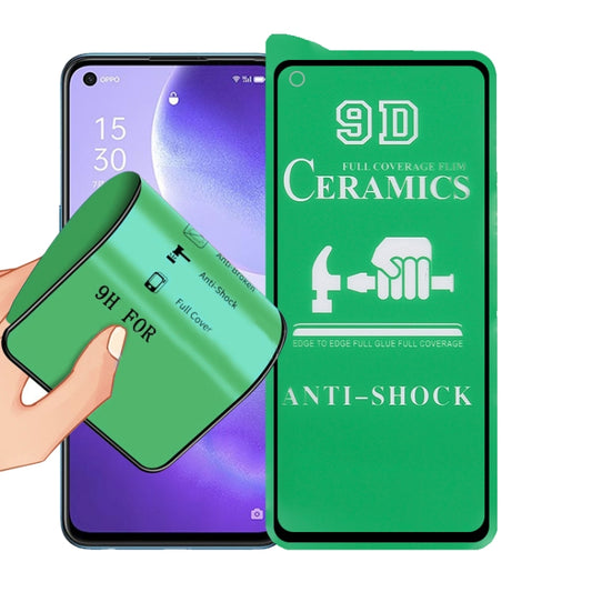 For OPPO Find X3 Lite 9D Full Screen Full Glue Ceramic Film - OPPO Tempered Glass by PINWUYO | Online Shopping South Africa | PMC Jewellery | Buy Now Pay Later Mobicred